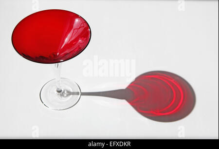 shadows on white surface Stock Photo