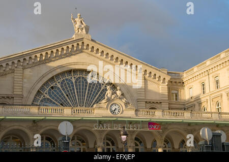 Gare de l'Est East station is one of the six large SNCF termini in Paris Stock Photo