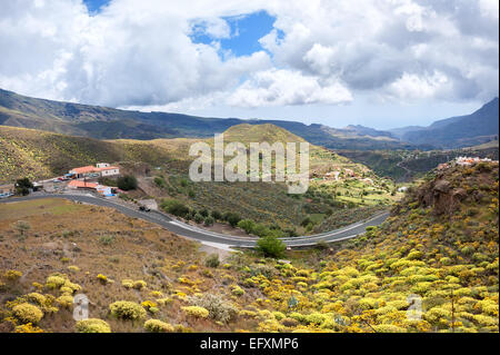 Mountain landscape in Gran Canaria Stock Photo