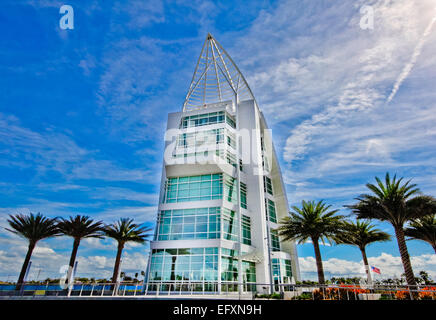 Exploration Tower Cape Canaveral Florida Stock Photo