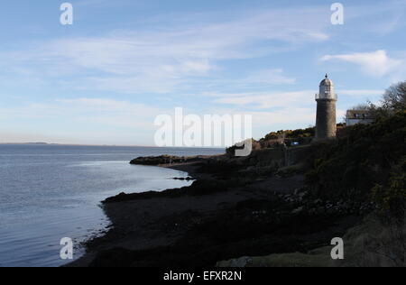 Navigational marker Tayport Fife Scotland  February 2015 Stock Photo