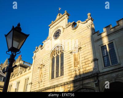 The Clock tower, Peterhouse College, University of Cambridge, UK Stock Photo