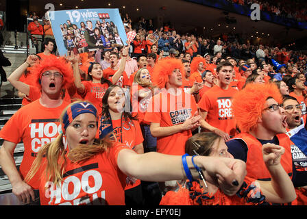 Charlottesville, Virginia, USA. 31st Jan, 2015. Virginia fans during an ACC basketball game Jan. 31, 2015 in Charlottesville, VA. Duke won 69-63. © Andrew Shurtleff/ZUMA Wire/Alamy Live News Stock Photo