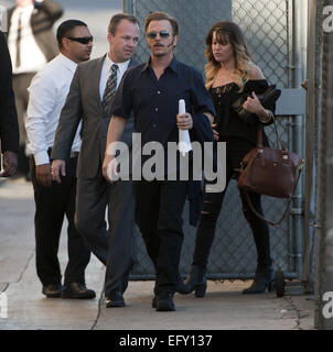 Hollywood, California, USA. 11th Feb, 2015. American actor and comedian David Spade arrives at Jimmy Kimmel Live! Wednesday afternoon in Hollywood. Spade plays Joe Dirt in the upcoming sequel 'Joe Dirt 2. Credit:  David Bro/ZUMA Wire/Alamy Live News Stock Photo