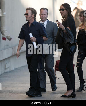 Hollywood, California, USA. 11th Feb, 2015. American actor and comedian David Spade arrives at Jimmy Kimmel Live! Wednesday afternoon in Hollywood. Spade plays Joe Dirt in the upcoming sequel 'Joe Dirt 2. Credit:  David Bro/ZUMA Wire/Alamy Live News Stock Photo