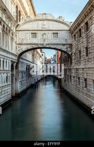 Bridge of Sighs or Ponte dei Sospiri, Venice, Veneto, Italy Stock Photo