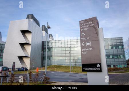 MRC Laboratory of Molecular Biology site on the Cambridge Biomedical Campus. Cambridge, UK Stock Photo