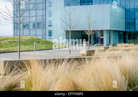 MRC Laboratory of Molecular Biology site on the Cambridge Biomedical Campus. Cambridge, UK Stock Photo