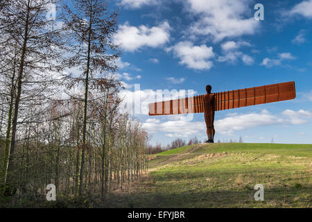 'The Angel of the North' by the artist, Antony Gormley, Gateshead, Tyne and Wear