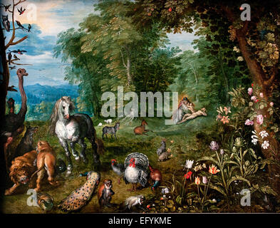 Adam, Eve And The Creation Stock Photo - Alamy