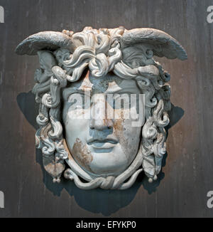 Mask of the Gorgon Medusa, ca 130 AD Roman Germanic Museum Cologne Germany Stock Photo