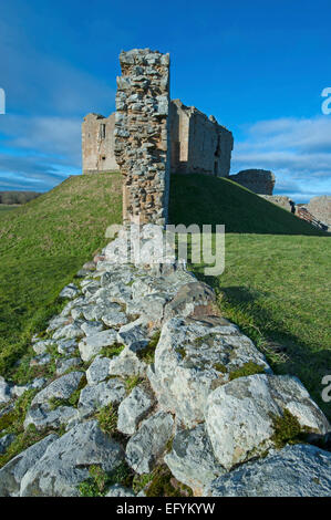 Duffus Castle in Morayshire served as a fortress–residence for over 500 years.   SCO 9559 Stock Photo