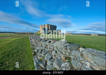 Duffus Castle in Morayshire served as a fortress–residence for over 500 years.  SCO 9560 Stock Photo