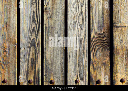 Texture of old wooden planks close-up Stock Photo