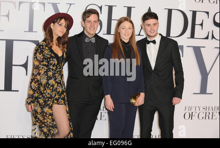 London, UK. 12th Feb, 2015. The Voice attends the UK Premiere of 'Fifty Shades Off Grey' at Odeon Leciester Square. Credit:  Ferdaus Shamim/ZUMA Wire/Alamy Live News Stock Photo