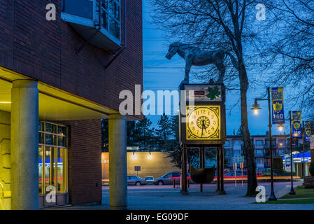 The Beast, Horse Clock Tower, District of Maple Ridge, British Columbia ...