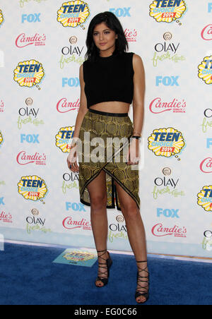 TEEN CHOICE AWARDS 2014  Featuring: Kylie Jenner Where: Los Angeles, California, United States When: 10 Aug 2014 Stock Photo