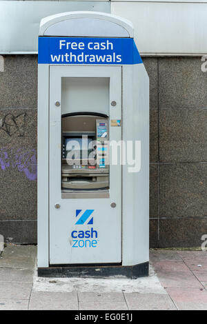 Cash Machine on the streets of Bradford Stock Photo