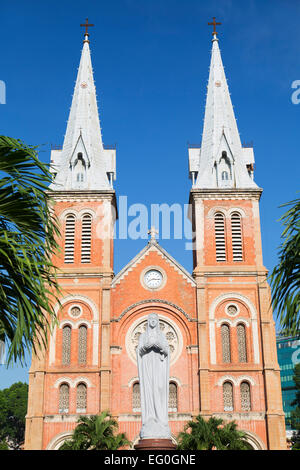 Notre Dame Cathedral, Ho Chi Minh City, Vietnam Stock Photo