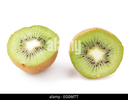 kiwi fruit cut in half Stock Photo