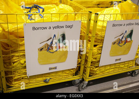 Ikea discount bag yellow