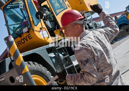 Airmen from the 820th Rapid Engineer Deployable Heavy Operational ...