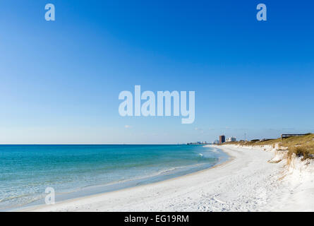 The Beach at St Andrews State Park looking towards Panama City Beach, Panama City, Florida, USA Stock Photo