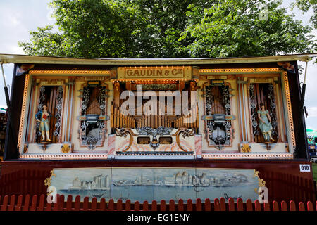 Vintage Ornate Fairground Organ Stock Photo