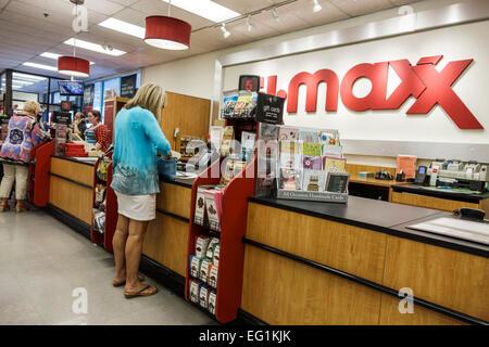 Vero Beach Florida,TJ Maxx T.J.,discount,department store,shopping shopper shoppers shop shops market markets marketplace buying selling,retail store Stock Photo