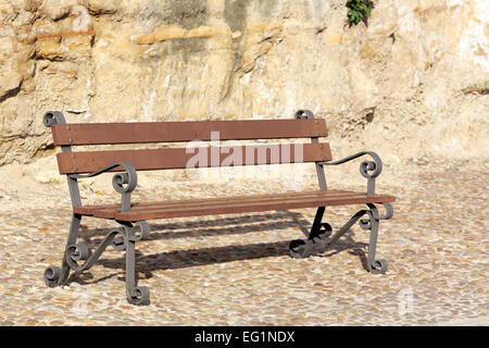 Bench, Ubeda, Andalusia, Spain Stock Photo