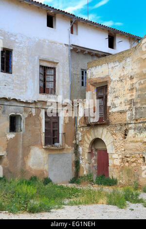 Street in old town, Requena, Valencian Community, Spain Stock Photo