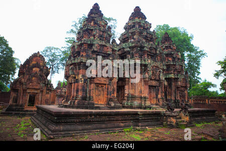 Banteay Srei temple (967), Angkor, Cambodia Stock Photo