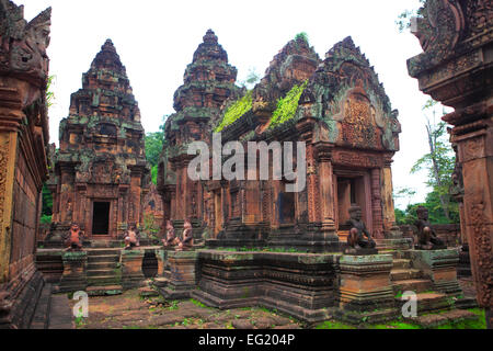 Banteay Srei temple (967), Angkor, Cambodia Stock Photo