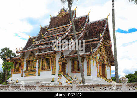 Wat Haw Pha Bang, Buddhist temple, Luang Prabang, Laos Stock Photo