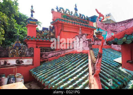 Emperor Jade Pagoda (Chua Ngoc Hoang or Phuoc Hai Tu, Ho Chi Minh City (Saigon), Vietnam Stock Photo