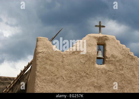 San Lorenzo de Picuris church in New Mexico Stock Photo