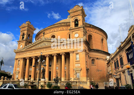 Church of the Assumption of Our Lady, Rotunda of St. Marija Assunta (Mosta Dome), Malta Stock Photo