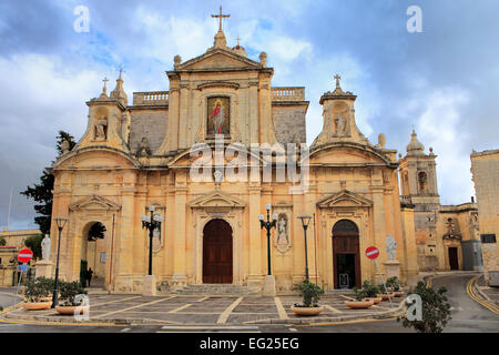 St. Paul's church (1681), Rabat, Malta Stock Photo