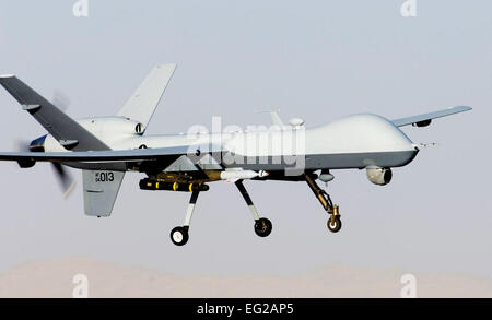 As an MQ-9 Reaper sensor operator, Staff Sgt. , controls the targeting ...