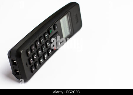 Cordless Phone isolated on white background Stock Photo