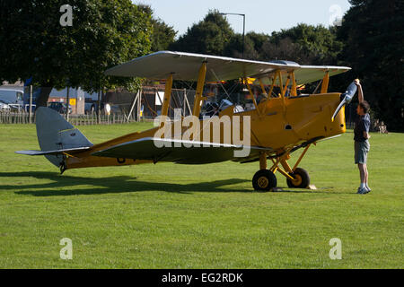 de Havilland Tiger Moth Cambridge Stock Photo