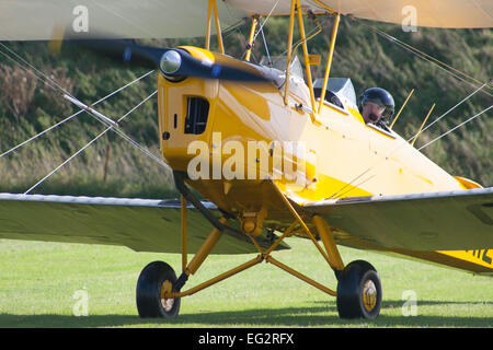 de Havilland Tiger Moth Cambridge Stock Photo