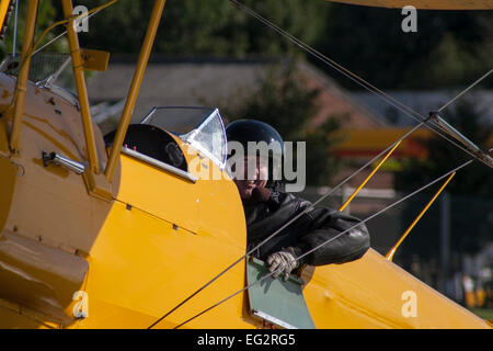 de Havilland Tiger Moth Cambridge Stock Photo