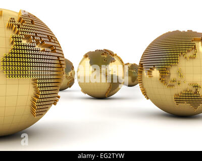 Money world concept Stock Photo