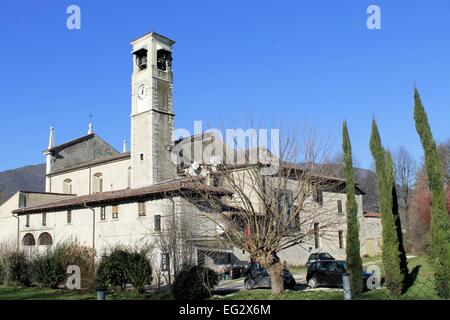 The Shrine of Our Lady of Valverde Rezzato in the province of Brescia in Italy was born near the site of the Marian apparition Stock Photo