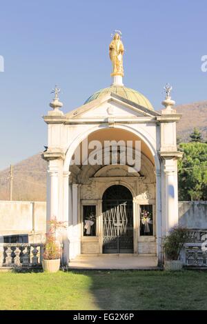 The Shrine of Our Lady of Valverde Rezzato in the province of Brescia in Italy was born near the site of the Marian apparition Stock Photo