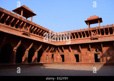 Agra Fort India Interior Architectural View Stock Photo