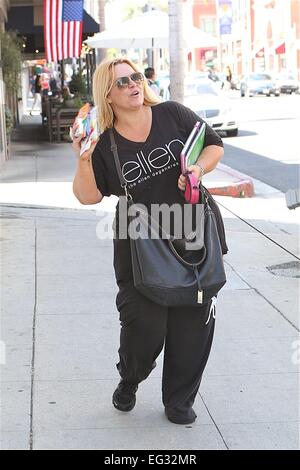 Australian actress Ajay Rochester seen leaving a Beverly Hills ...