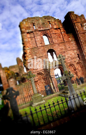 Lindisfarne Priory on Holy Island Stock Photo