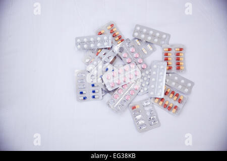 Closeup image of pills Stock Photo